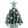 Набор пластиковых шаров с верхушкой HOUSE OF SEASONS, Ø 8 см, изумрудный, 40 шт. 85646